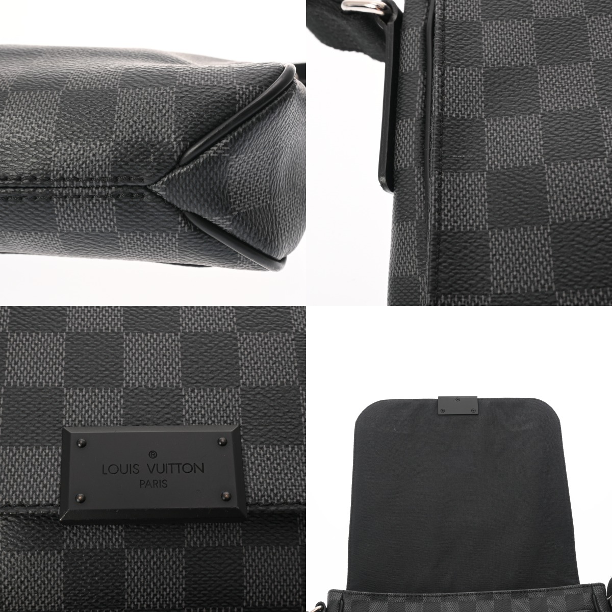 ルイ・ヴィトン ダミエ　ディストリクト PM N41260 ルイ ヴィトン ダミエグラフィット ディストリクト PM ブラック