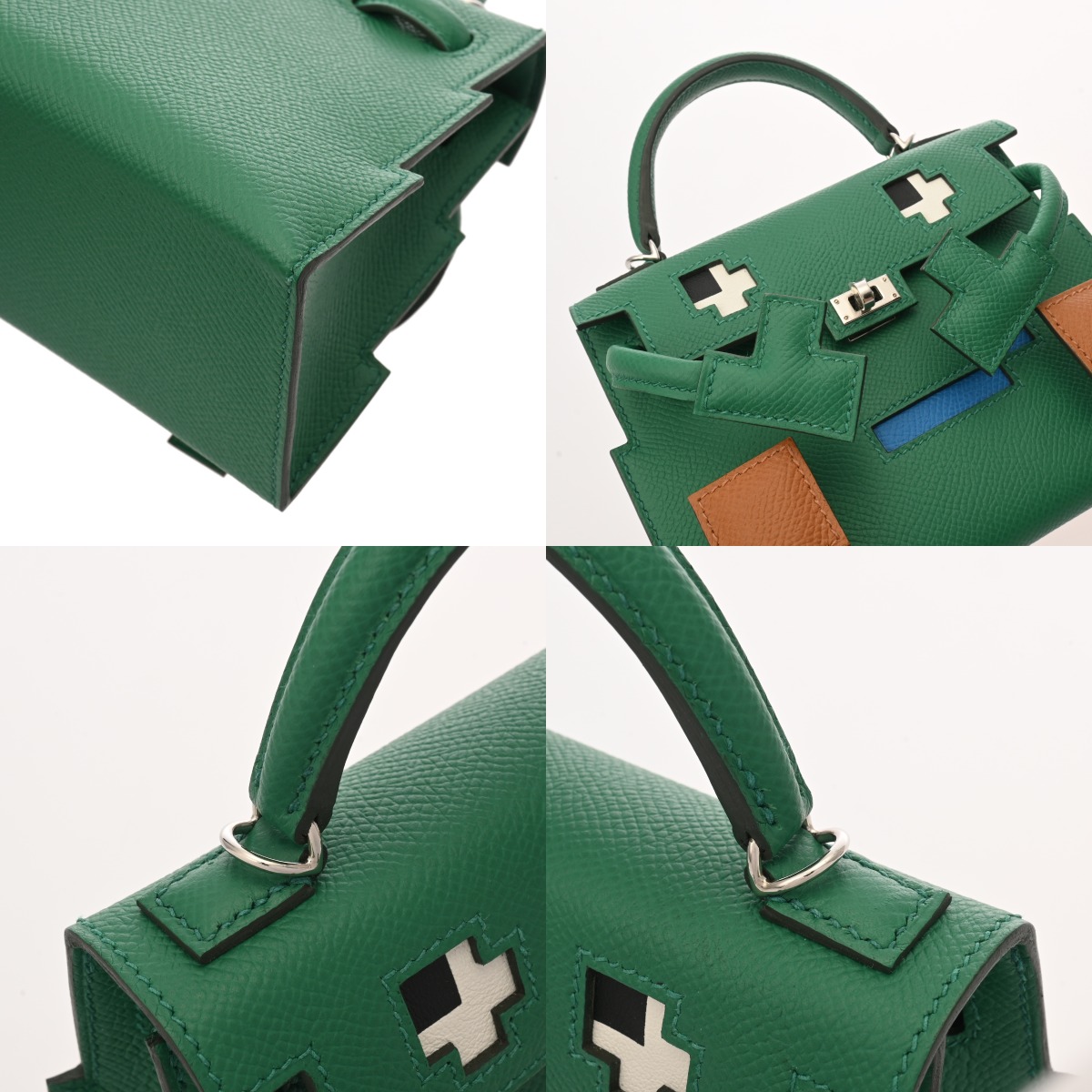 ケリードールピクトルックショルダーバッグ エルメス(HERMES)エルメス ケリードールピクト 2wayショルダーバッグ