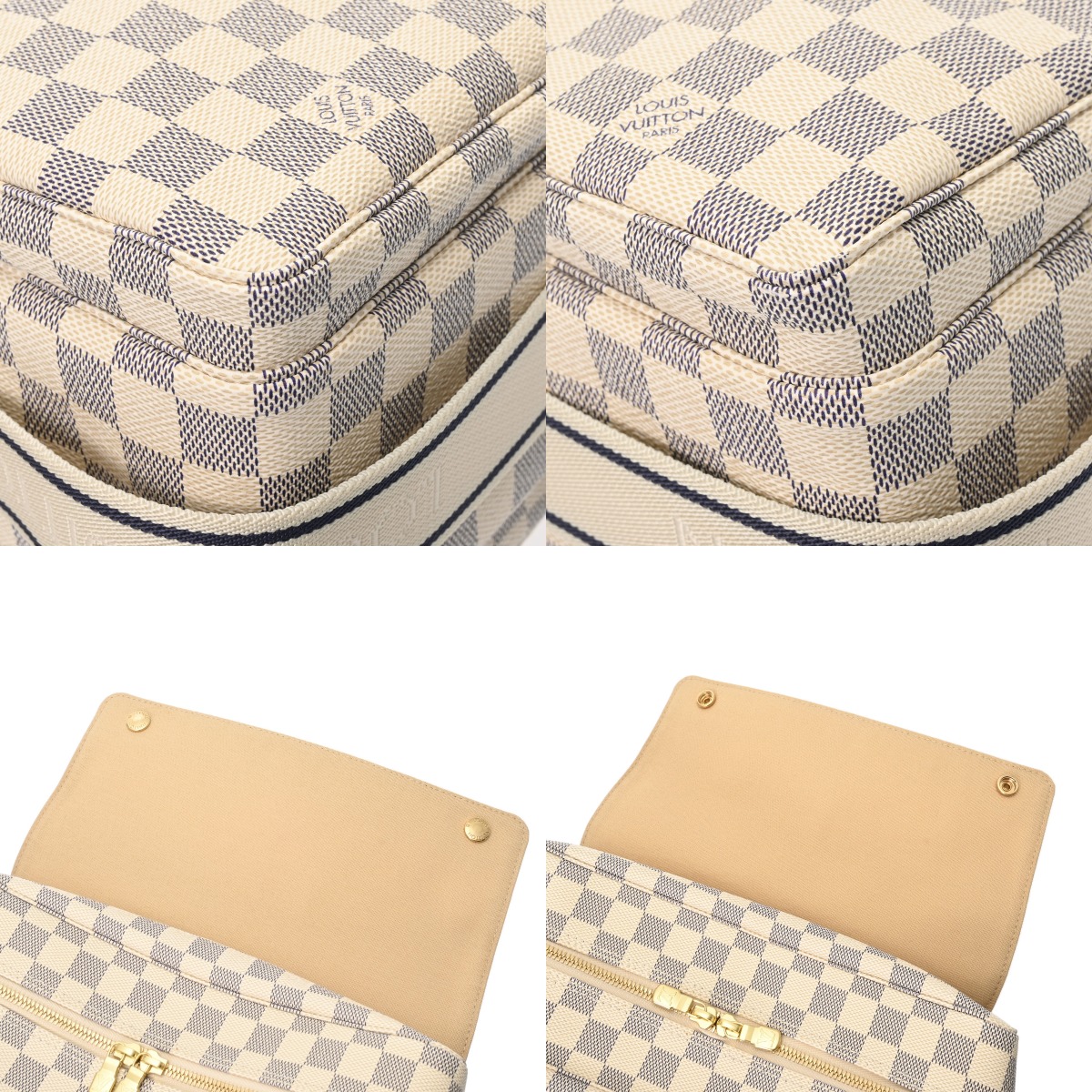 ルイ ヴィトン ダミエアズール ナヴィグリオ ブラウン N45255 ダミエ