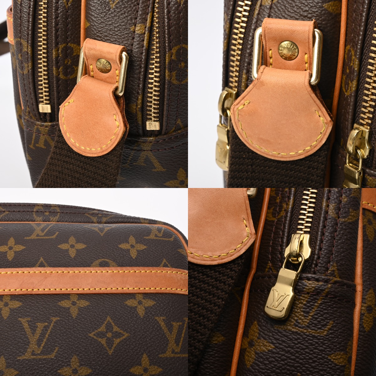 ルイ ヴィトン モノグラム リポーター PM ブラウン M45254 モノグラム