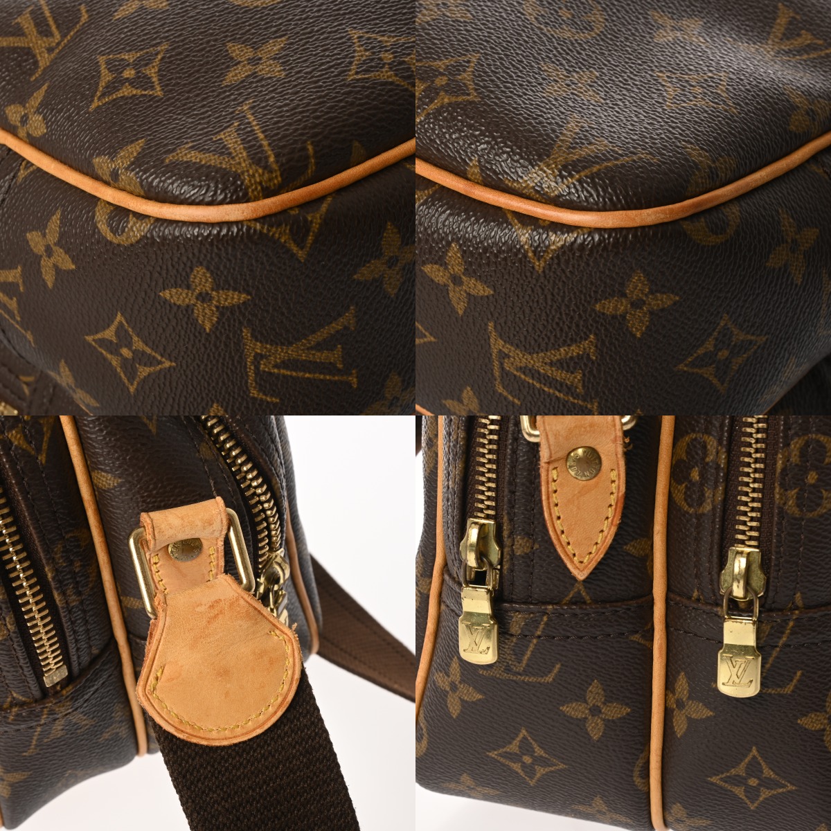 ルイ ヴィトン モノグラム リポーター PM ブラウン M45254 モノグラム