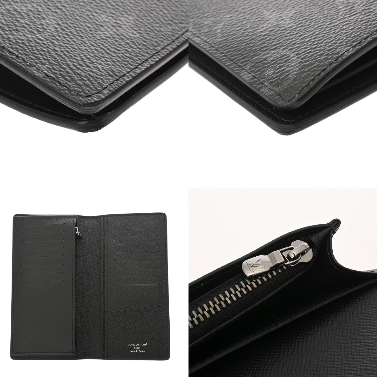 ルイヴィトン モノグラム エクリプス ポルトフォイユ ブラザ 財布 黒 ブラック ルイ ヴィトン モノグラムエクリプス ポルトフォイユ ブラザ ブラック