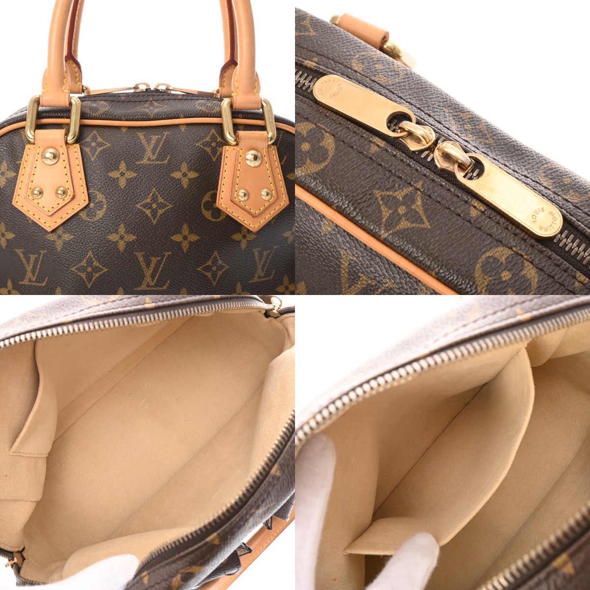 【良品】ルイ・ヴィトン（モノグラム）マンハッタンPM　茶色　可愛い 良品】ルイ・ヴィトン（モノグラム）マンハッタンPM 茶色 可愛い 良品