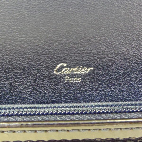 カルティエ / CARTIER ハッピーバースディハニーコム 二つ折り長　ハッピーバースデーハニーコム　ブルー(青)　L3001139　2つ折り　 ファスナー長　ハッピーバースディ　も多数出品中! 二つ折り長財布 サファイアブルー L3001139 ラムスキン レディース 財布