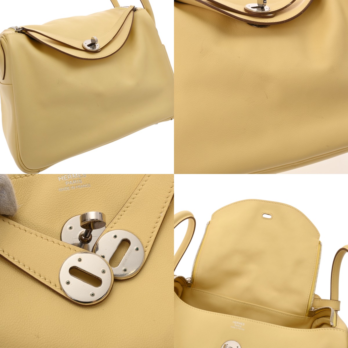 エルメス リンディ 30 2WAY ジョーヌプッサン ヴォースイフト