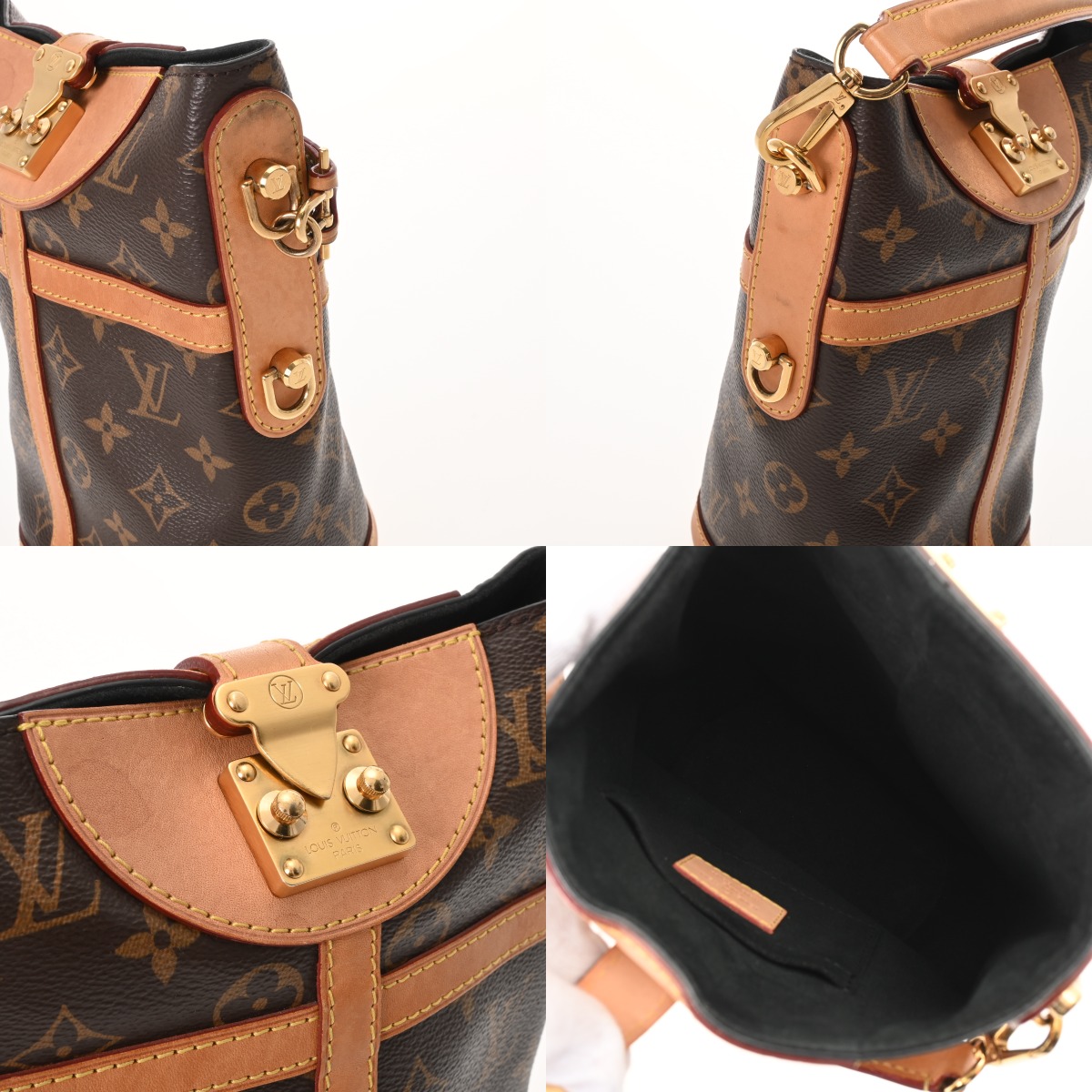 ルイ・ヴィトン ダッフルバッグ ブラウン ルイヴィトン モノグラム ダッフルバッグ ブラウン M43587