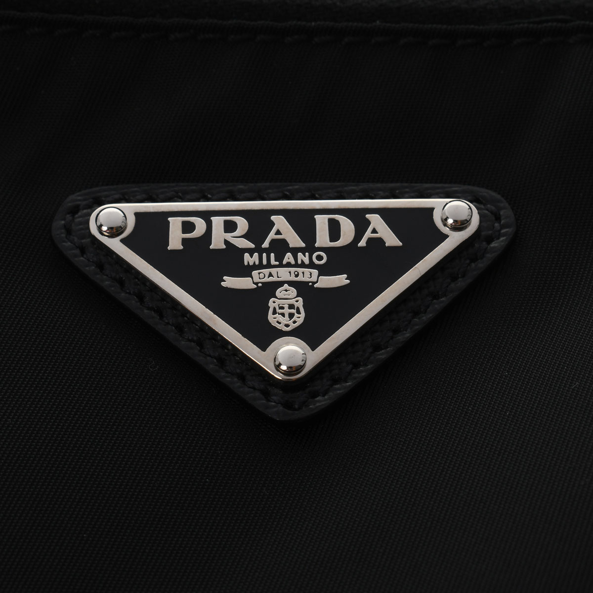 プラダ / PRADA バニティバッグ ブラック/シルバー金具 VA0409 ナイロン レディース バッグ 【中古】【bag】