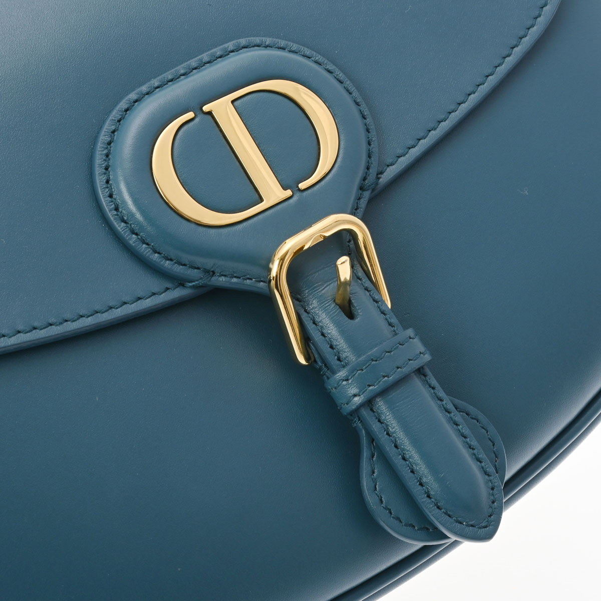 ディオール Dior M9319UMOL レディース ショルダーバッグ ブルー /ゴールド金具 ボックスカーフスキン