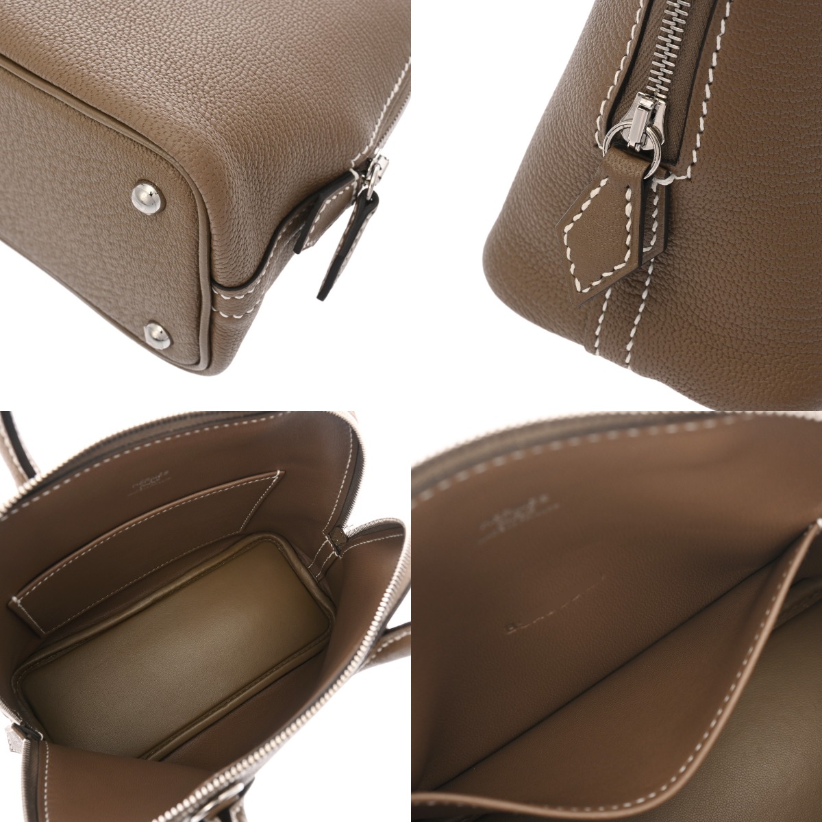 エルメス ボリード 1923 ミニ 2WAY エトゥープ シェーブル レディース