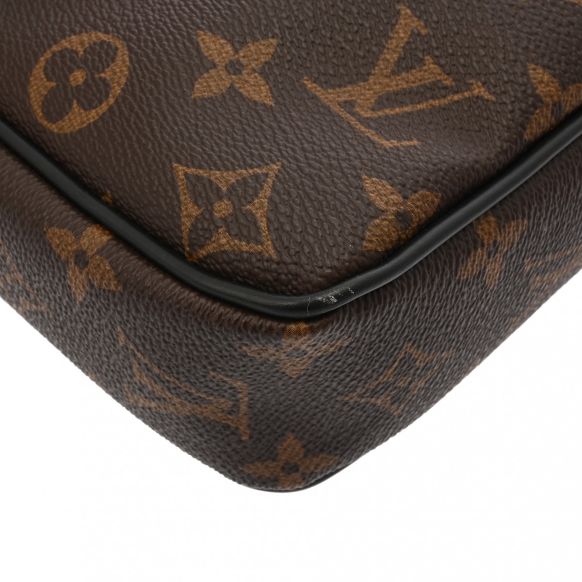 ルイ ヴィトン モノグラムマカサー PDV PM ブラウン M52005