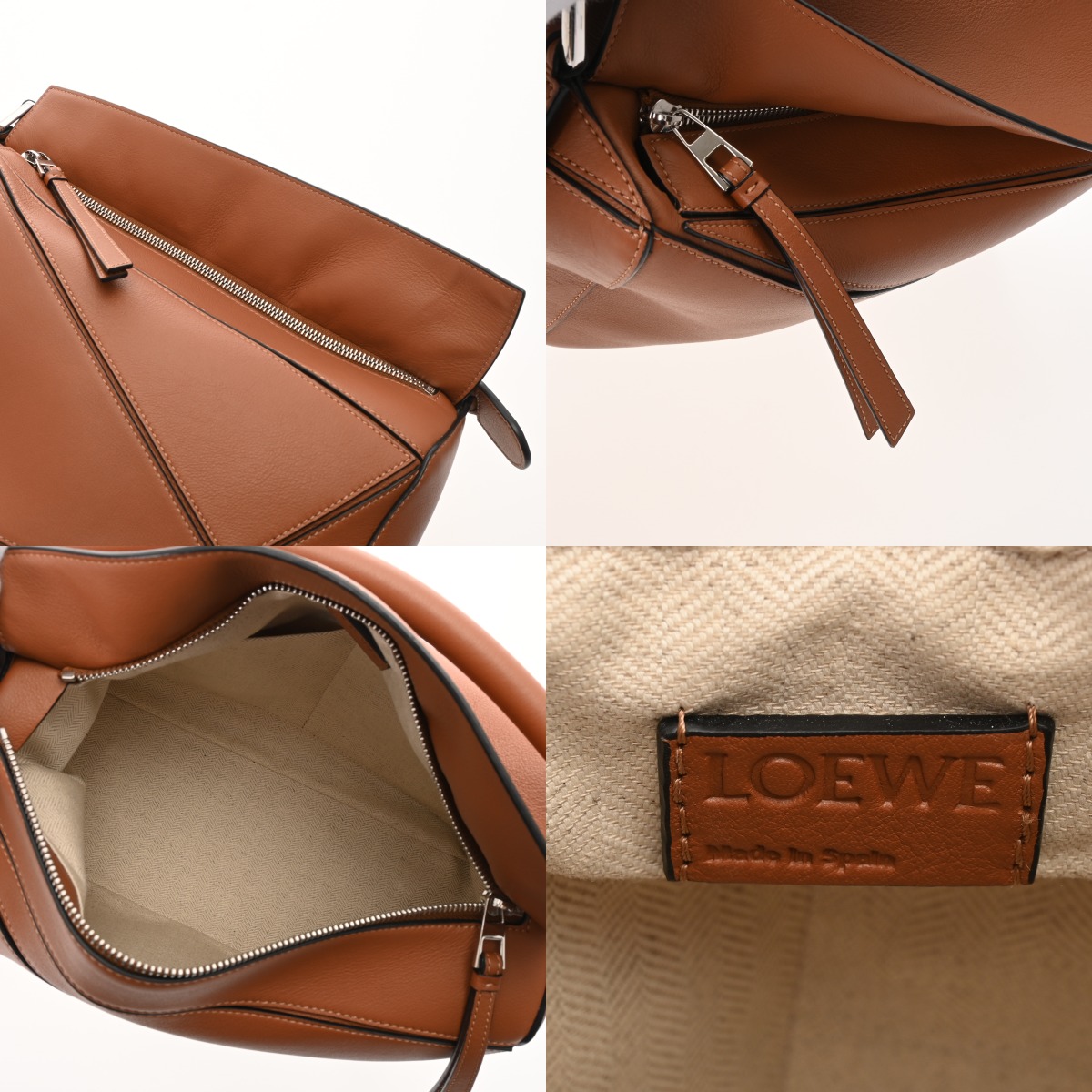 ロエベ パズルエッジ バッグ ミディアム タン A510P49X14 ロエベ パズルエッジ バッグ ミディアム タン A510P49X14
