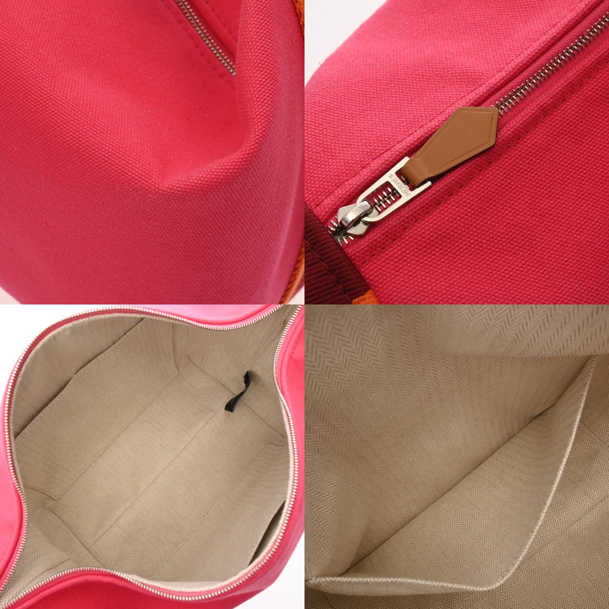 最終値下げ　エルメス　ブリッドアブラック　GM ピンク エルメス ブリッド ア ブラック GM ピンク コットン/ポリアミド