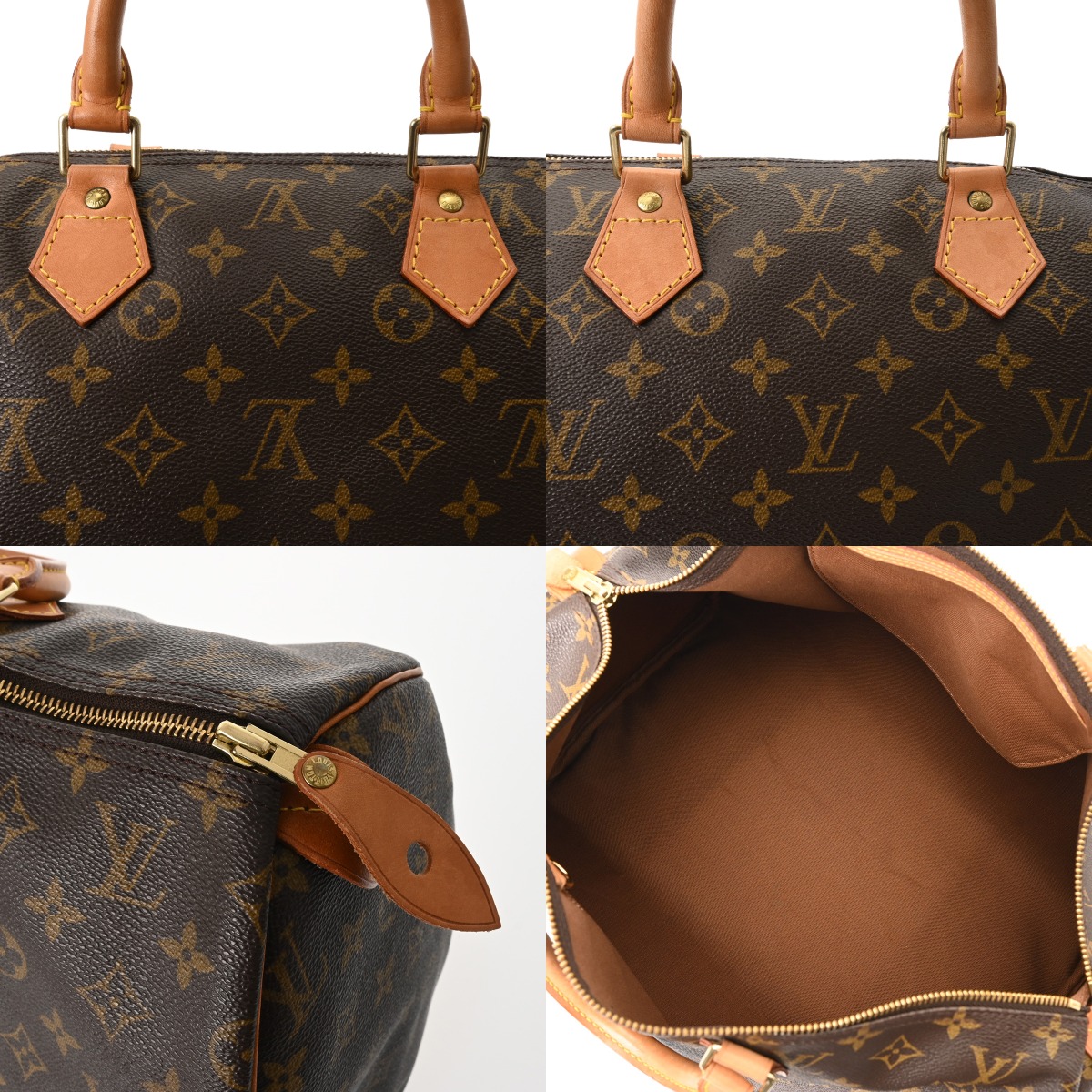 ルイ ヴィトン モノグラム スピーディ 40 ブラウン M41522