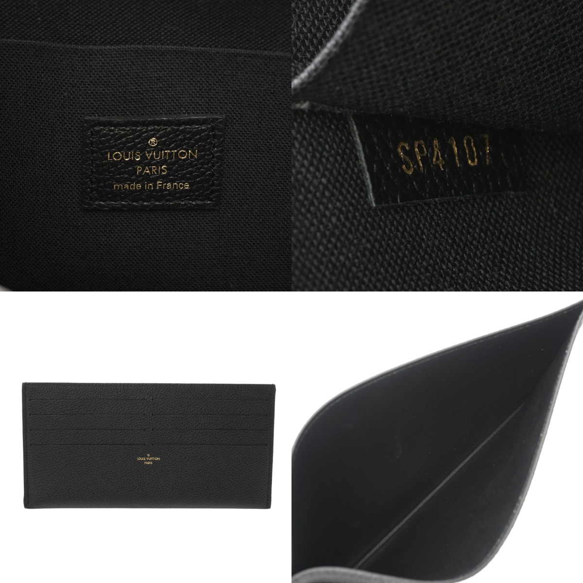 ルイ ヴィトン モノグラムアンプラント ポシェットフェリシー ノワール