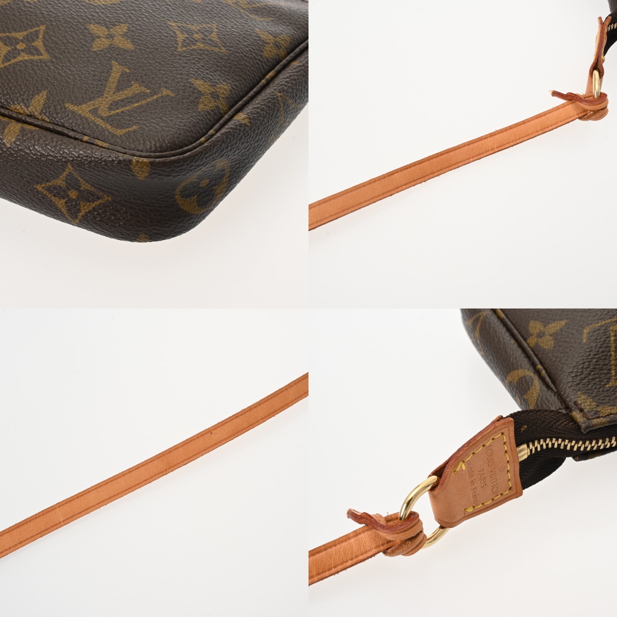 ルイ ヴィトン モノグラム ポシェット アクセソワール ブラウン M51980
