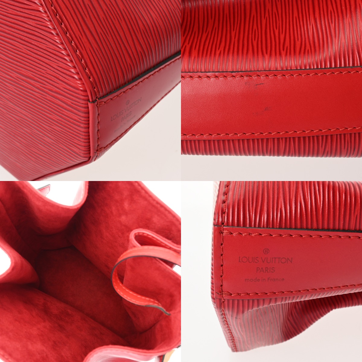 ルイ ヴィトン エピ サックデポール PM カスティリアンレッド M80207