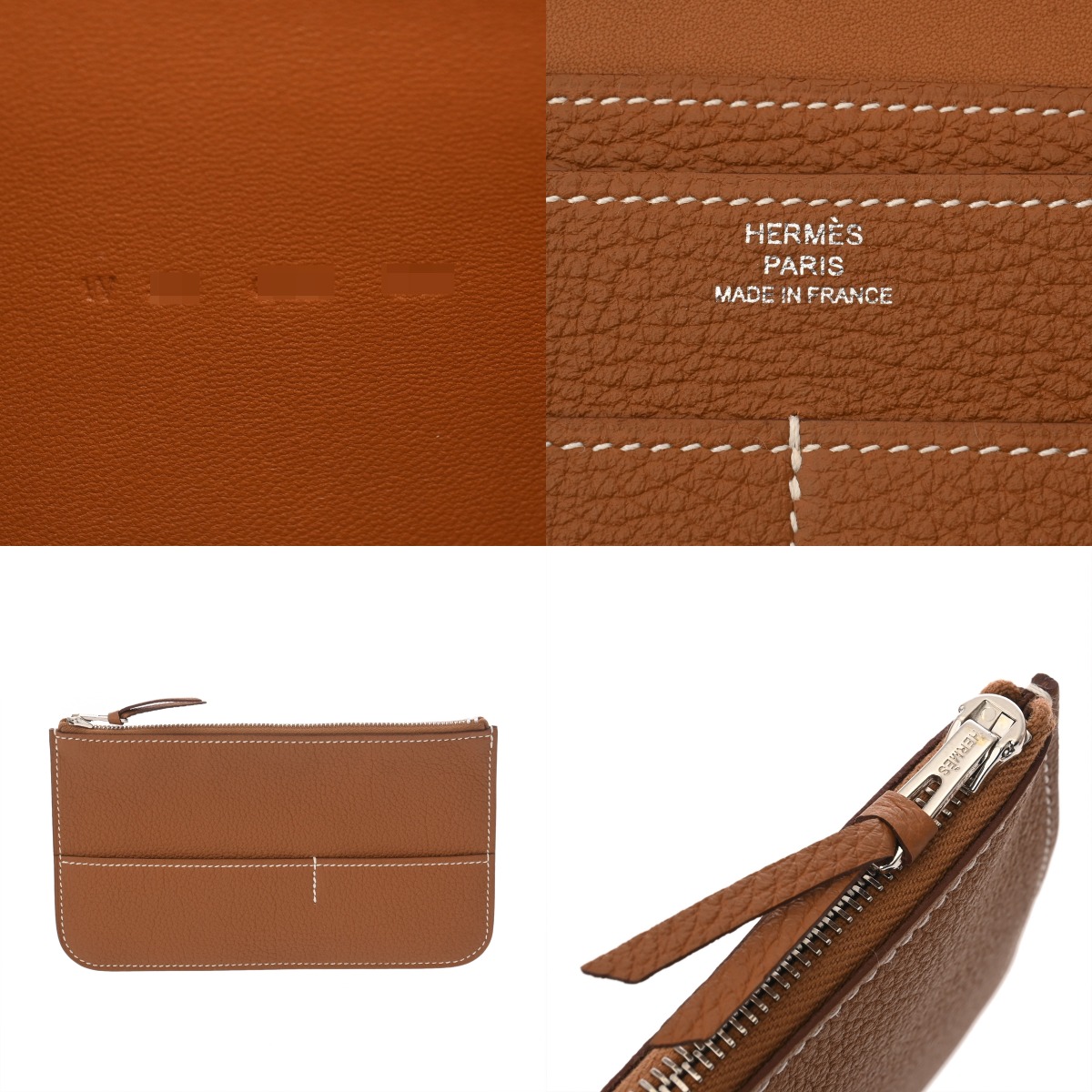 エルメス ドゴン GM ゴールド トゴ ユニセックス 財布 【中古】【purse