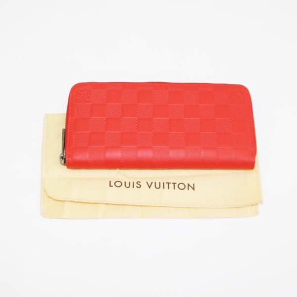 ルイ ヴィトン / LOUIS VUITTON ダミエ・アンフィニ ジッピー・ウォレット ヴェルティカル　ダミエアンフィニ　フュージョン　N63550  フュージョン/シルバー金具 N63550 ダミエ・アンフィニ・レザー レディース 財布 【未使用】【purse】