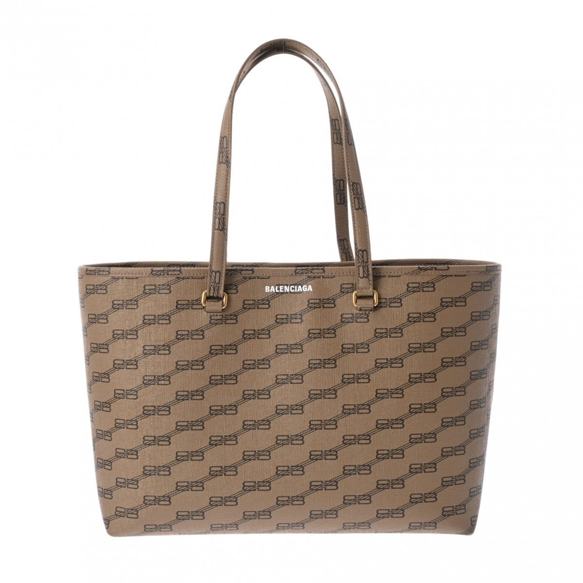 バレンシアガ シグネチャー ミディアム ショッパーバッグ トート ブラウン 702698 PVC レディース バッグ 【bag】