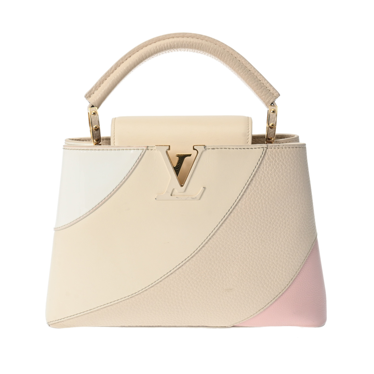 ルイヴィトン カプシーヌ BB トーナルバニラベージュ トリヨン/エナメル レディース バッグ 【bag】