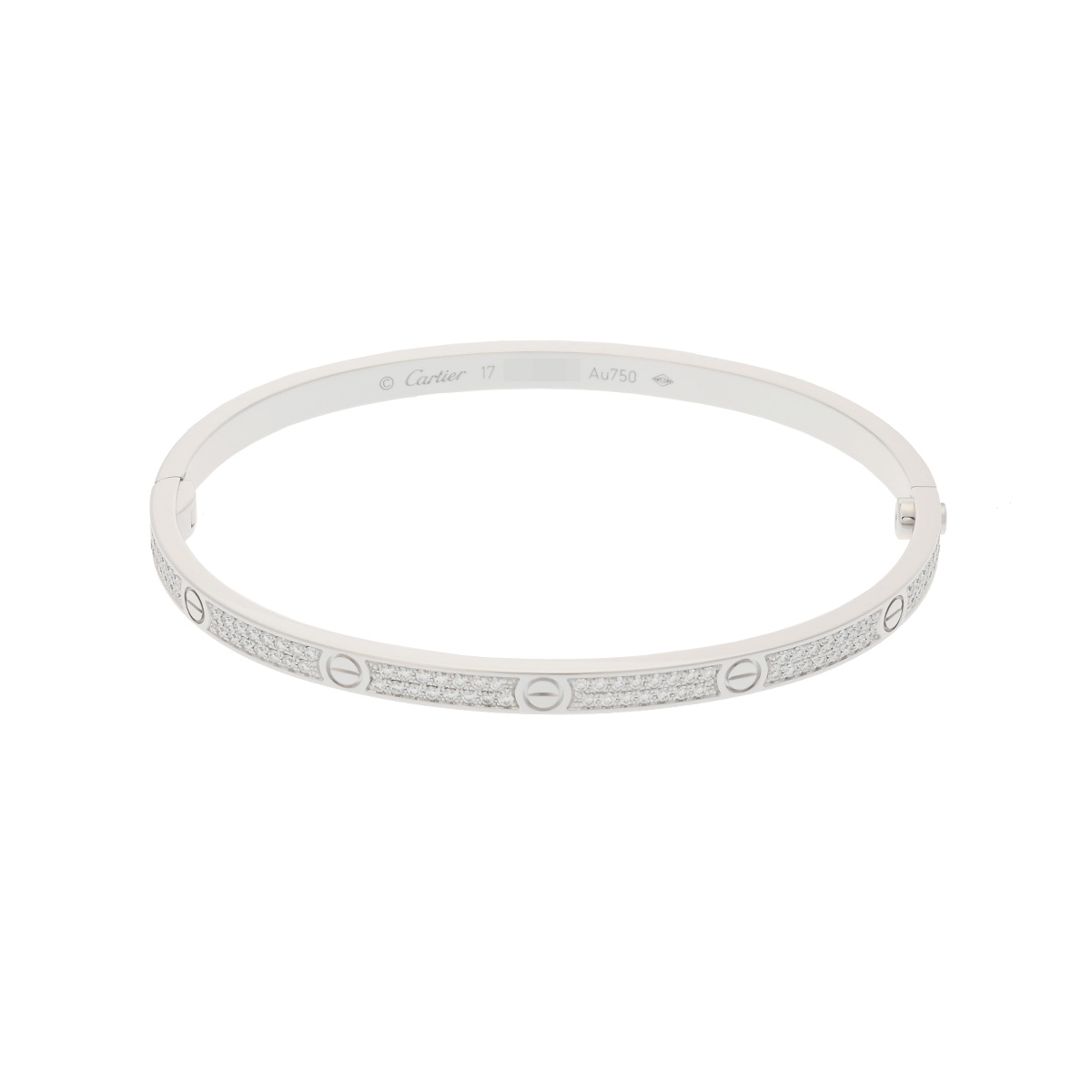 カルティエラブパヴェダイヤモンドブレスレット旧型