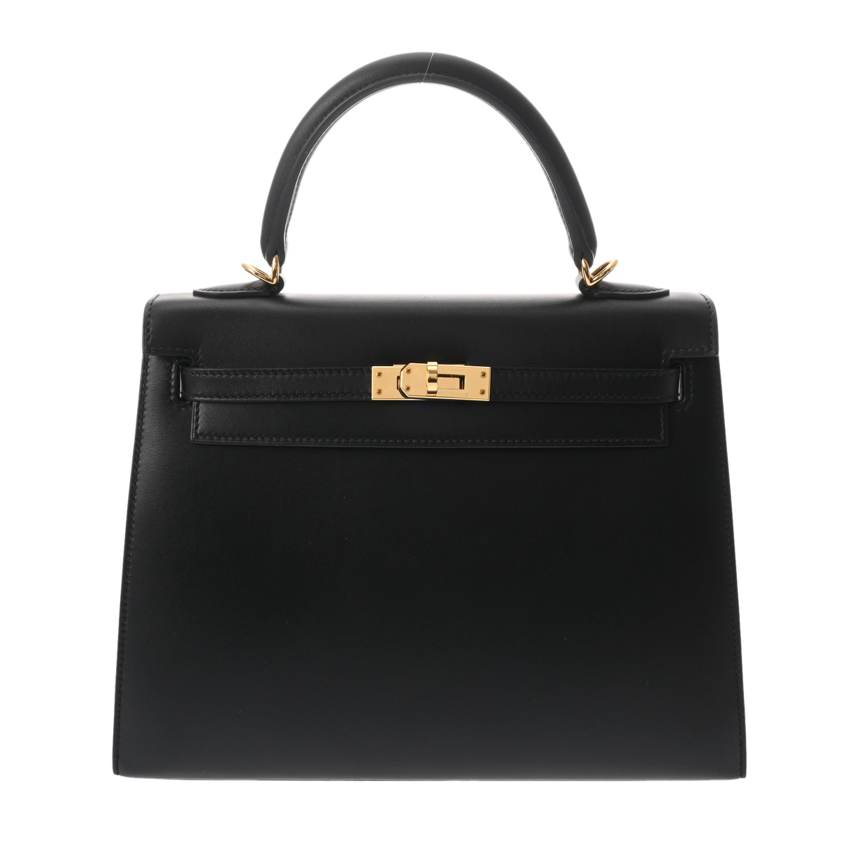 エルメス ケリー 25 外縫い 2WAY ブラック タデラクト レディース バッグ 【bag】