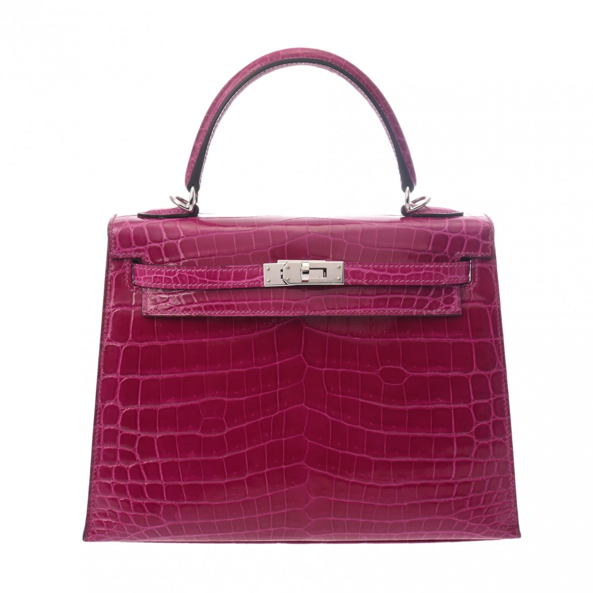 エルメス ケリー 25 外縫い 2WAY ローズパープル ニロティカスリセ レディース バッグ 【bag】