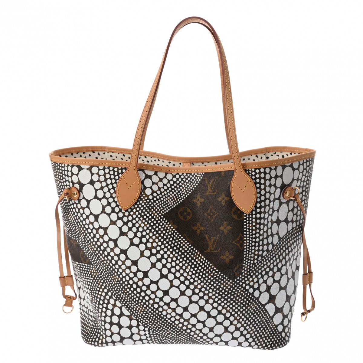 ルイヴィトン モノグラム ネヴァーフル MM クサマヤヨイ ウェーブドット ブロン M40684 モノグラムキャンバス レディース バッグ 【bag】