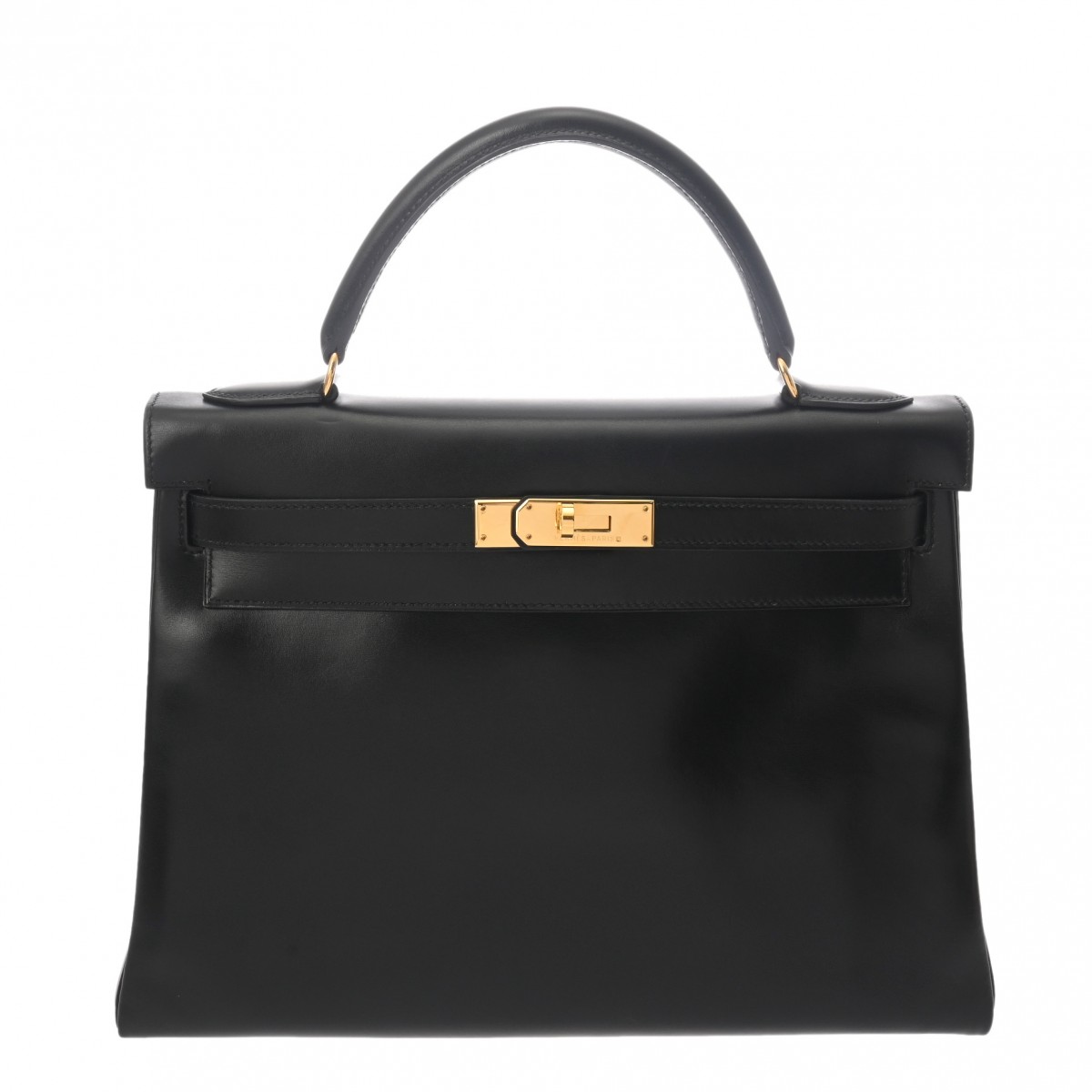 エルメス ケリー 32 内縫い 2WAY ブラック ボックスカーフ レディース バッグ 【bag】