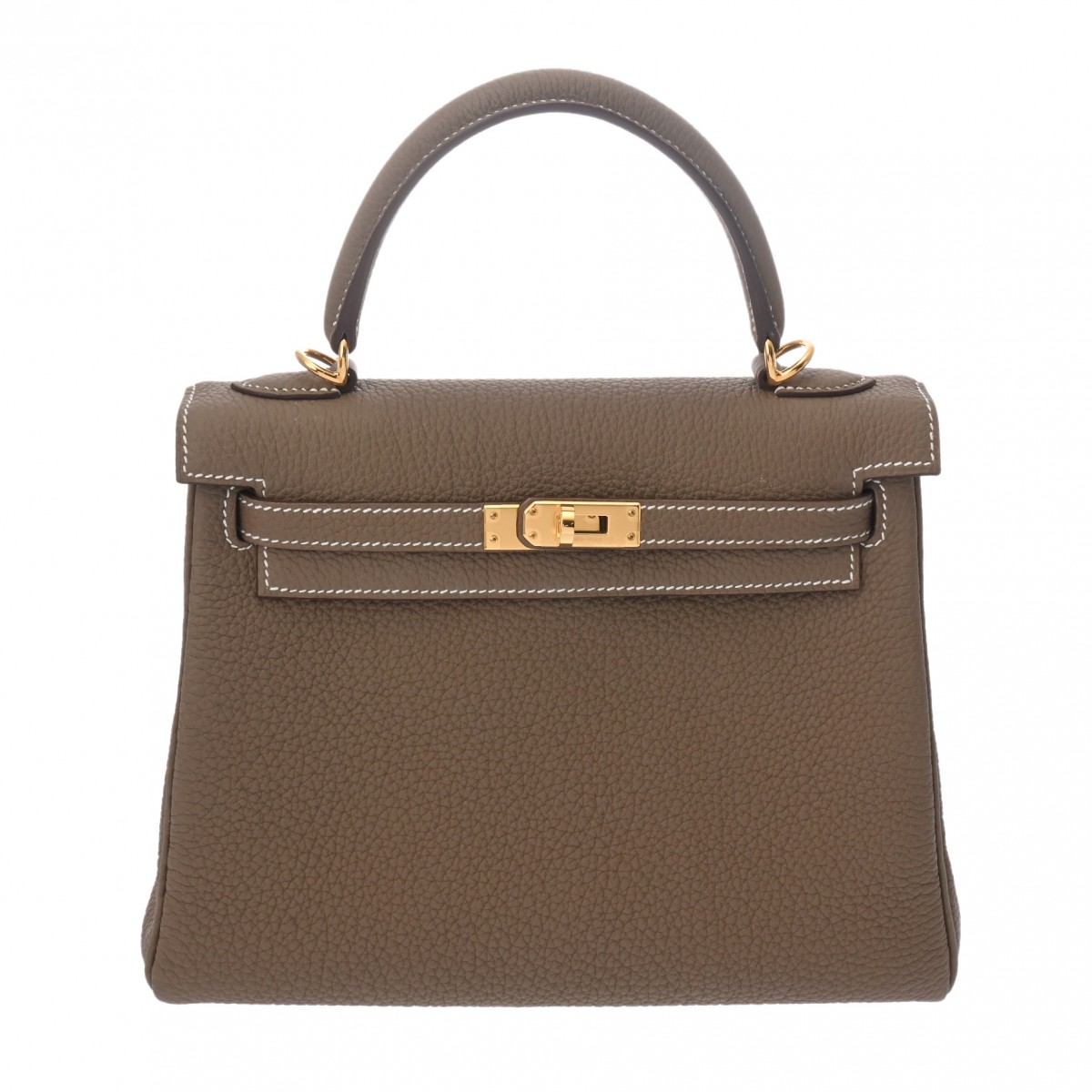 エルメス ケリー 25 内縫い エトゥープ トゴ レディース バッグ 【bag】