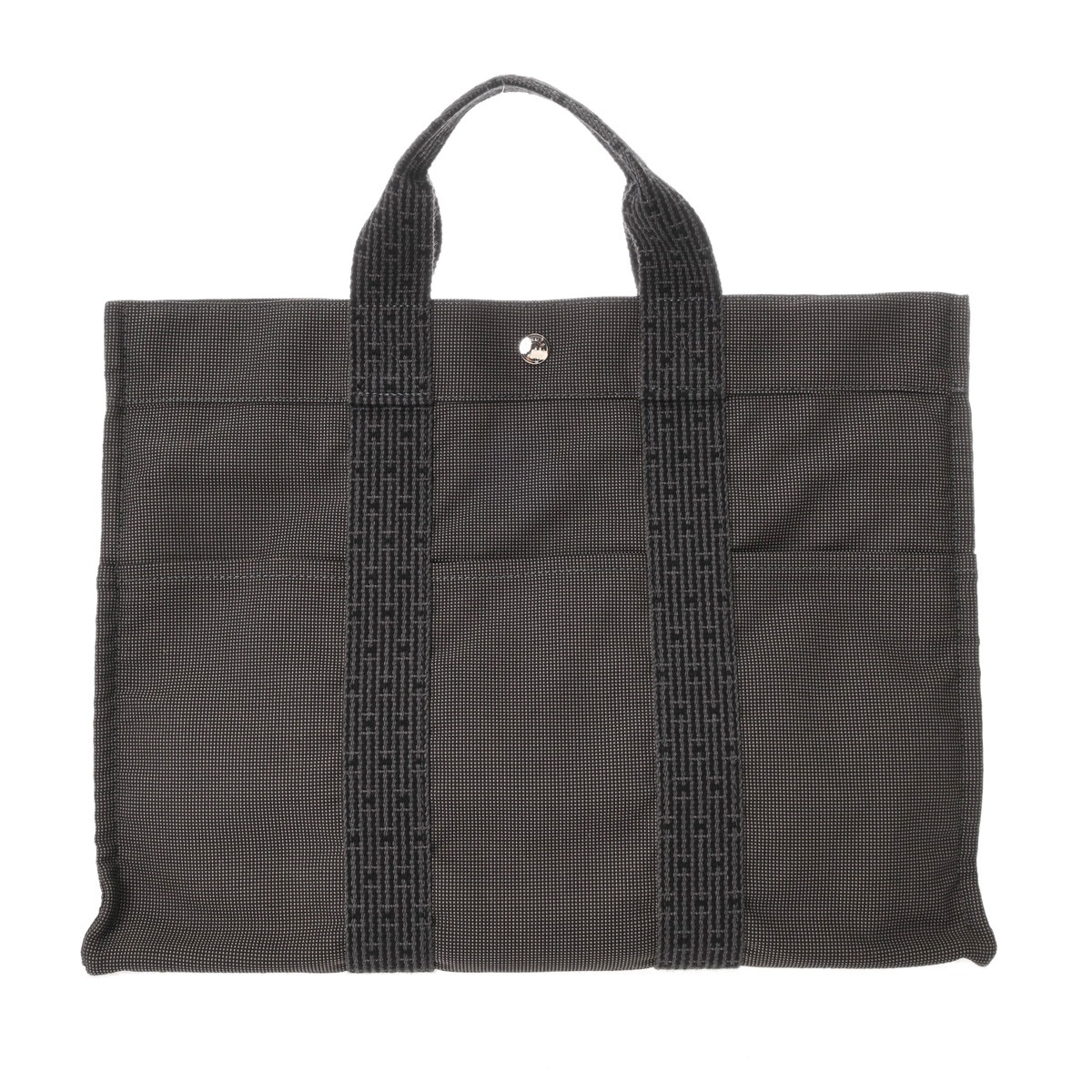 エルメス エールライン　MM ハンドバッグ　トートバッグ　リュック 2点セット エルメス エールライン トート MM 新型 グレー キャンバス ユニ