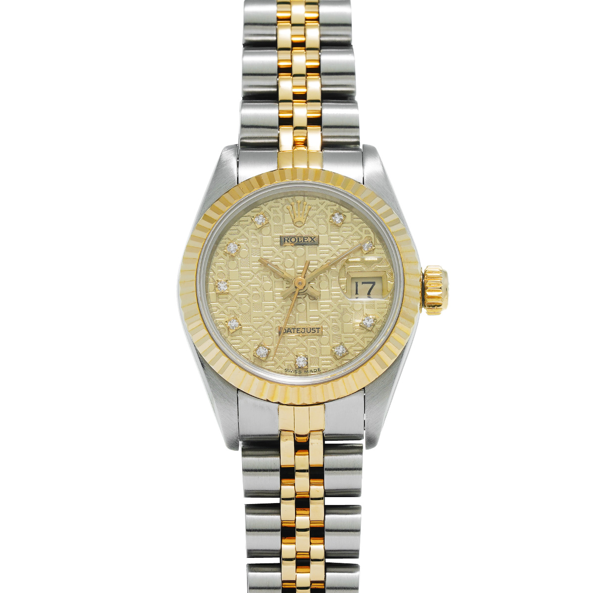 ★海人★ ロレックス デイトジャスト69173 79173 69173G ロレックス デイトジャスト 69173G シャンパンコンピュータ