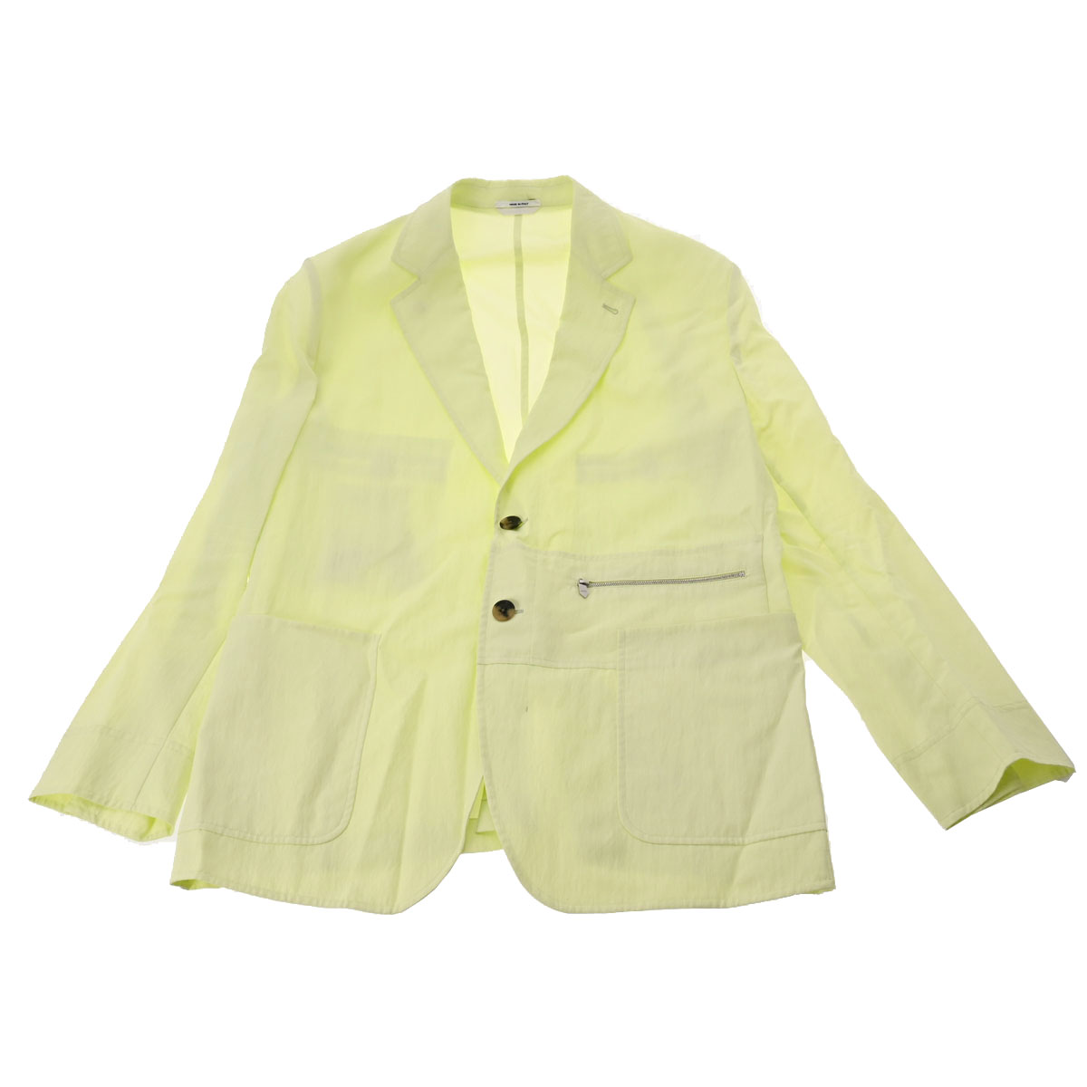 エルメス ジャケット ライム レーヨン71%/綿19%/ナイロン10% メンズ アウター 【other】