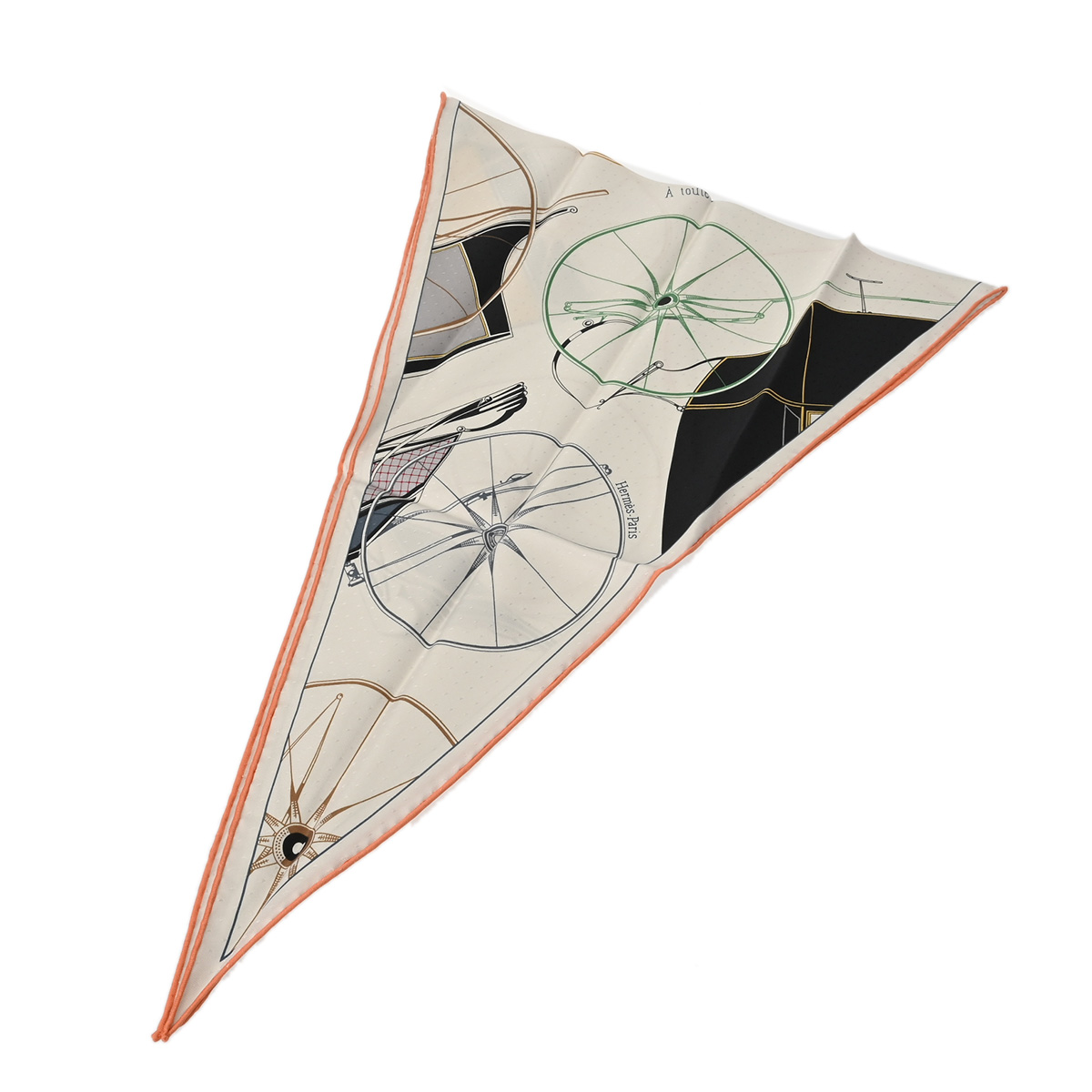 エルメス ロザンジュ アトゥベルリンヌ シルバー/コライユ/イエロー シルク100％ レディース 【other】