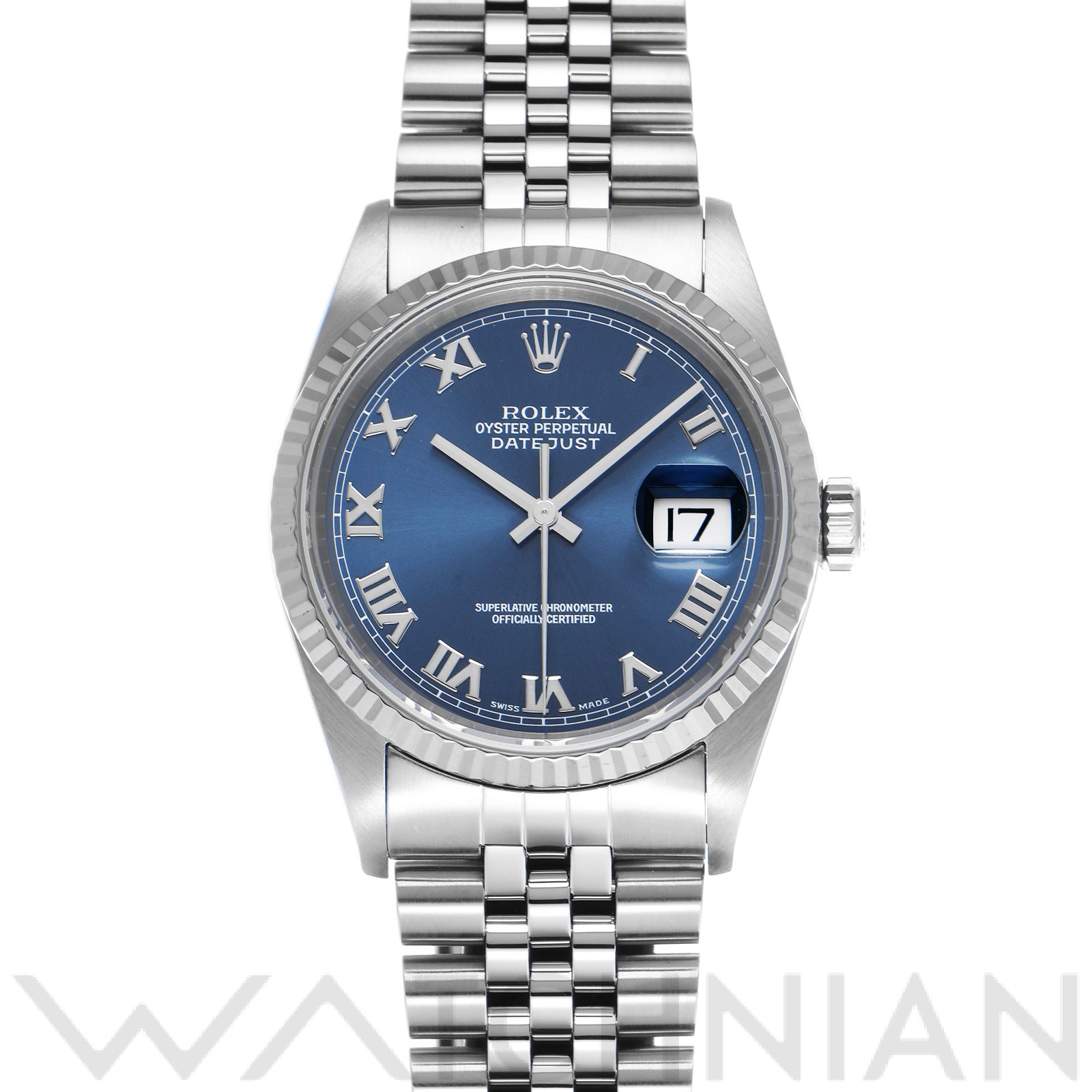 ロレックス ROLEX 16234 P番(2000年頃製造) ブルー メンズ 腕時計