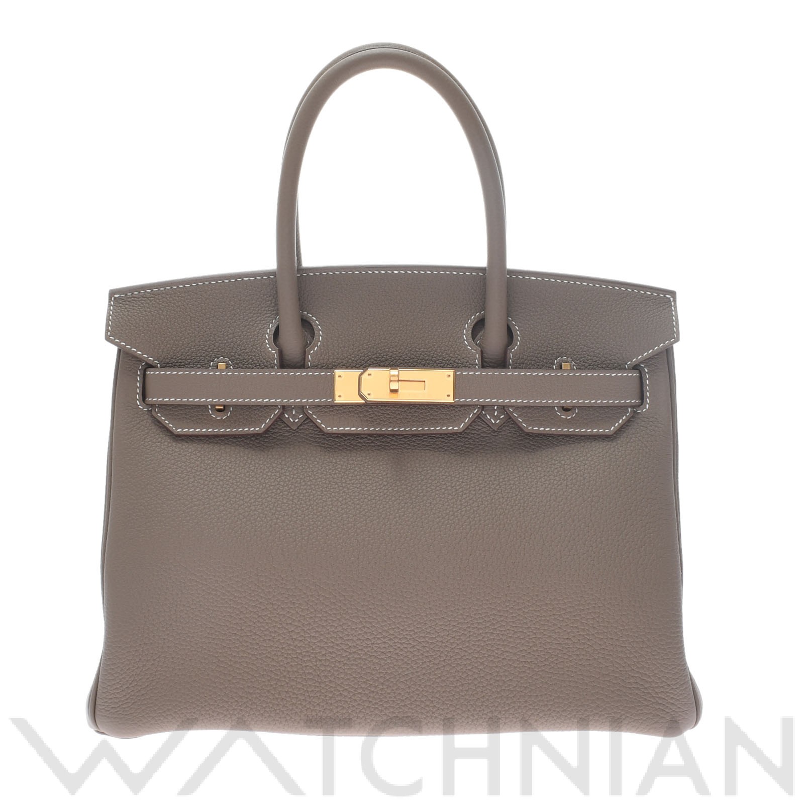 バーキン30 エトゥープ/ゴールド金具 トゴ HERMES エルメス レディース 【新品】