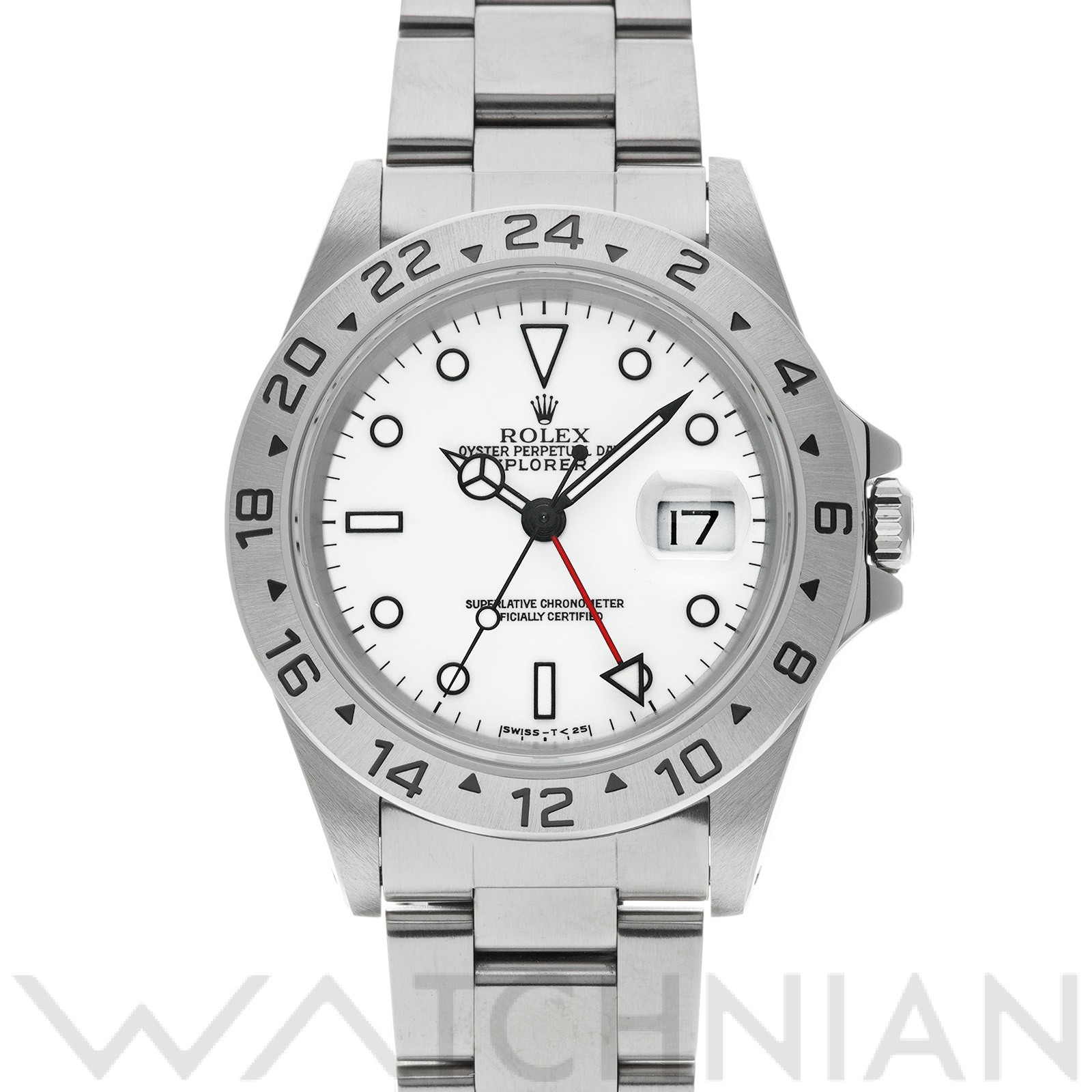 ロレックス エクスプローラー2 Ref.16570 ホワイト D番 品 メンズ 腕時計