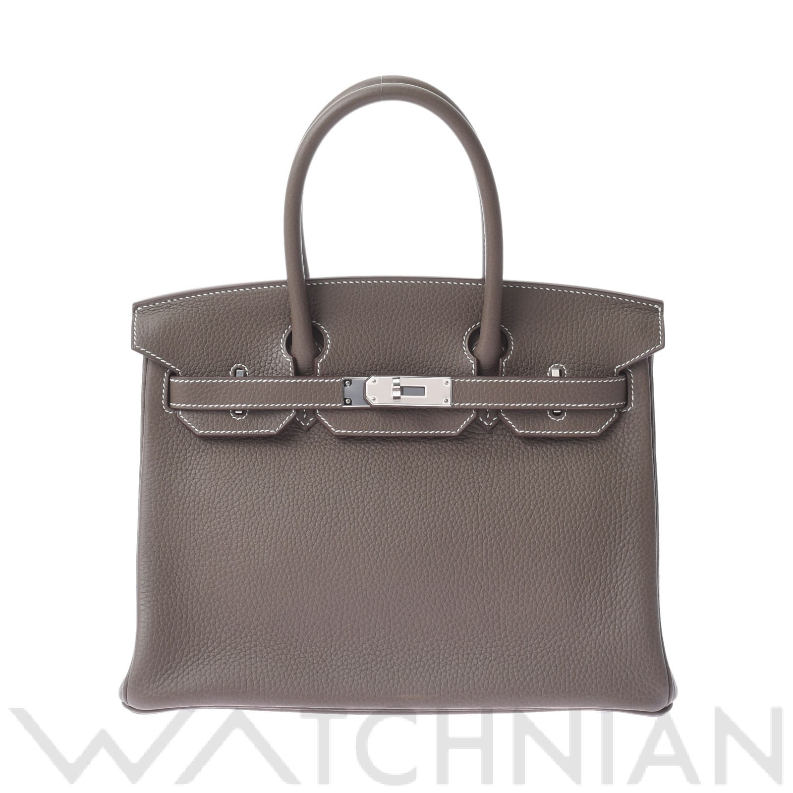 バーキン 30 エトゥープ/パラジウム金具 トリヨンクレマンス HERMES エルメス レディース 【新品】