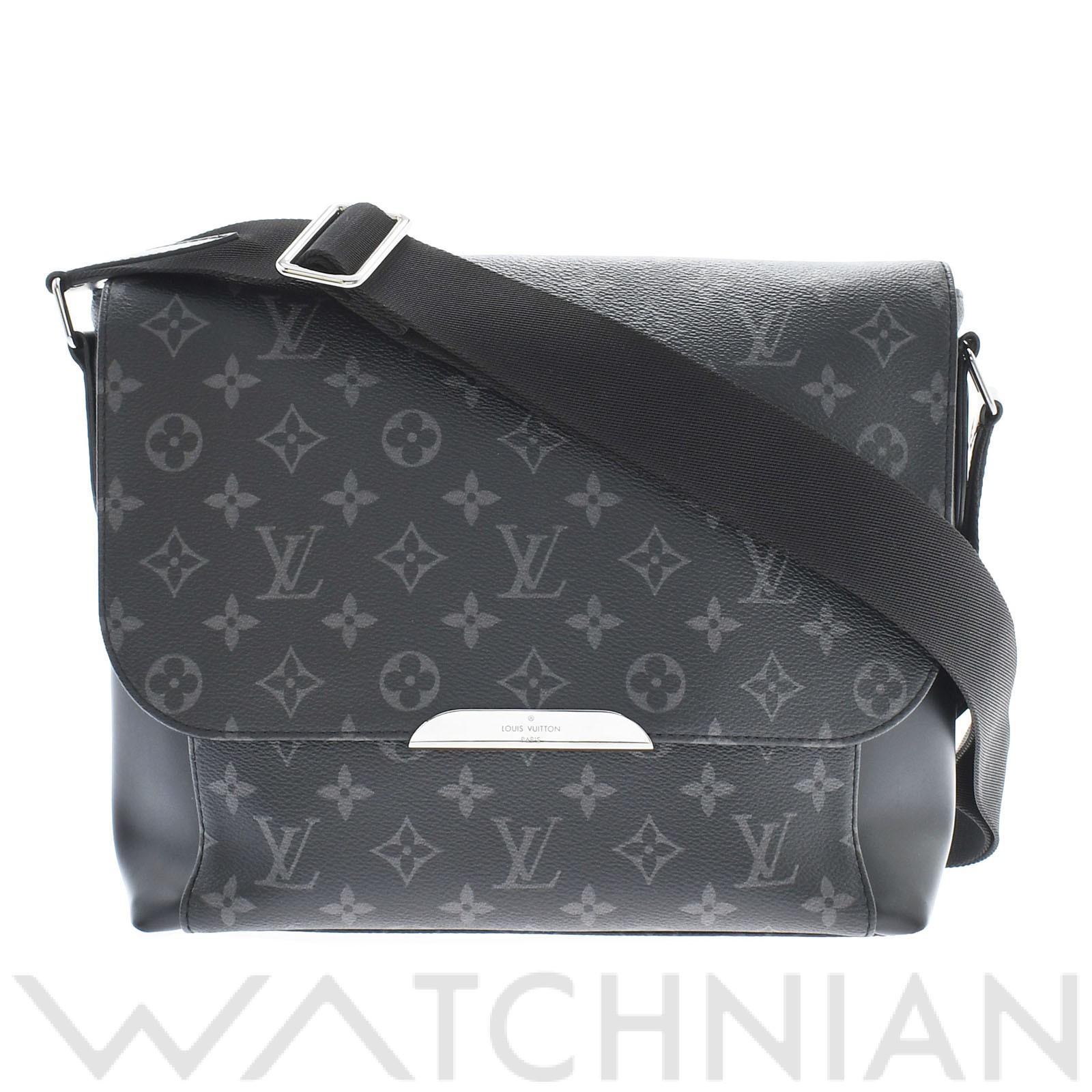 モノグラムエクリプス メッセンジャーエクスプローラーPM ブラック M40565 モノグラムエクリプスキャンバス LOUIS VUITTON ルイ  ヴィトン メンズ 【中古】