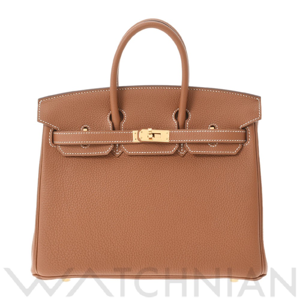 エルメス / HERMES バーキン 25 ゴールド/ゴールド金具 トゴ レディース バッグ 【未使用】【bag】