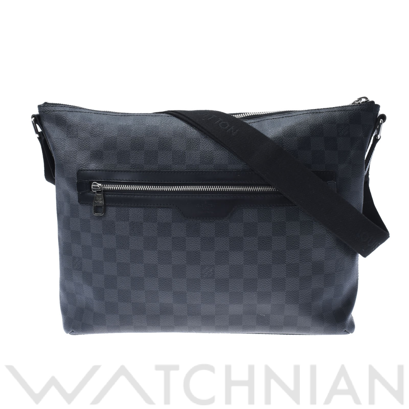 ダミエグラフィット ミックMM ブラック N41106 ダミエグラフィットキャンバス LOUIS VUITTON ルイ ヴィトン メンズ 【中古】