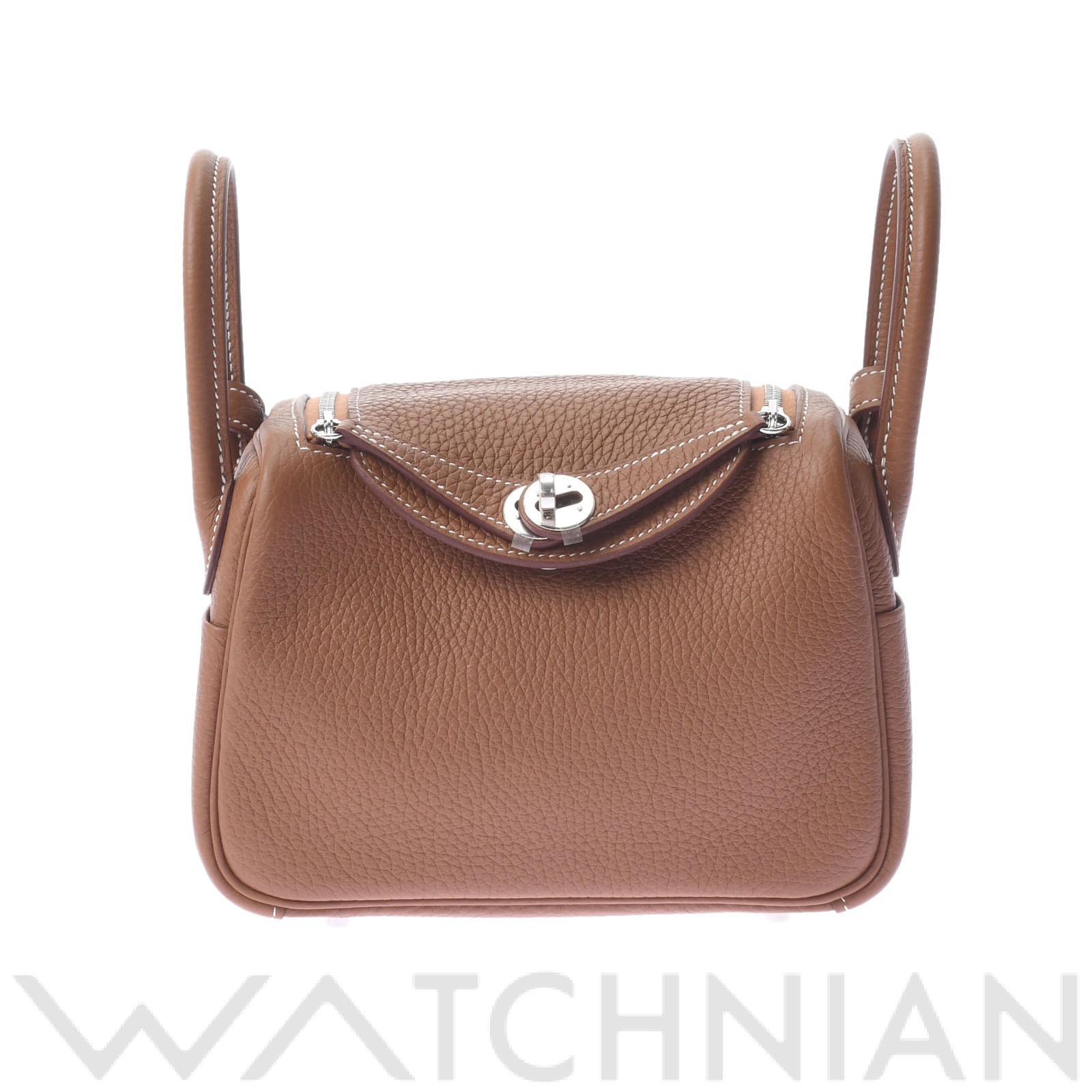 エルメス / HERMES リンディ ミニ 2WAY ゴールド/パラジウム金具 トリヨンクレマンス レディース バッグ 【未使用】【bag】