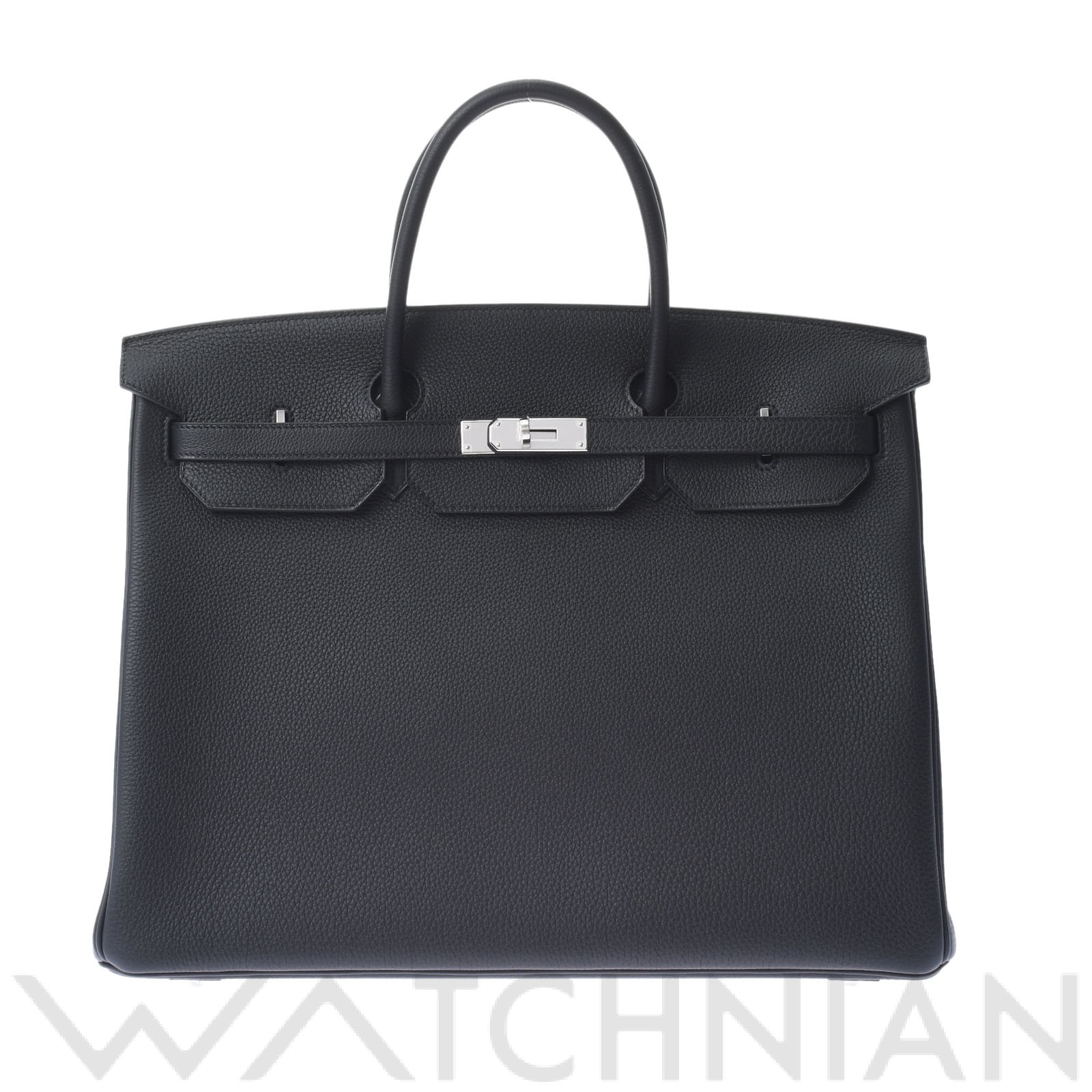 バーキン 40 黒/パラジウム金具 トゴ HERMES エルメス ユニセックス 【新品】