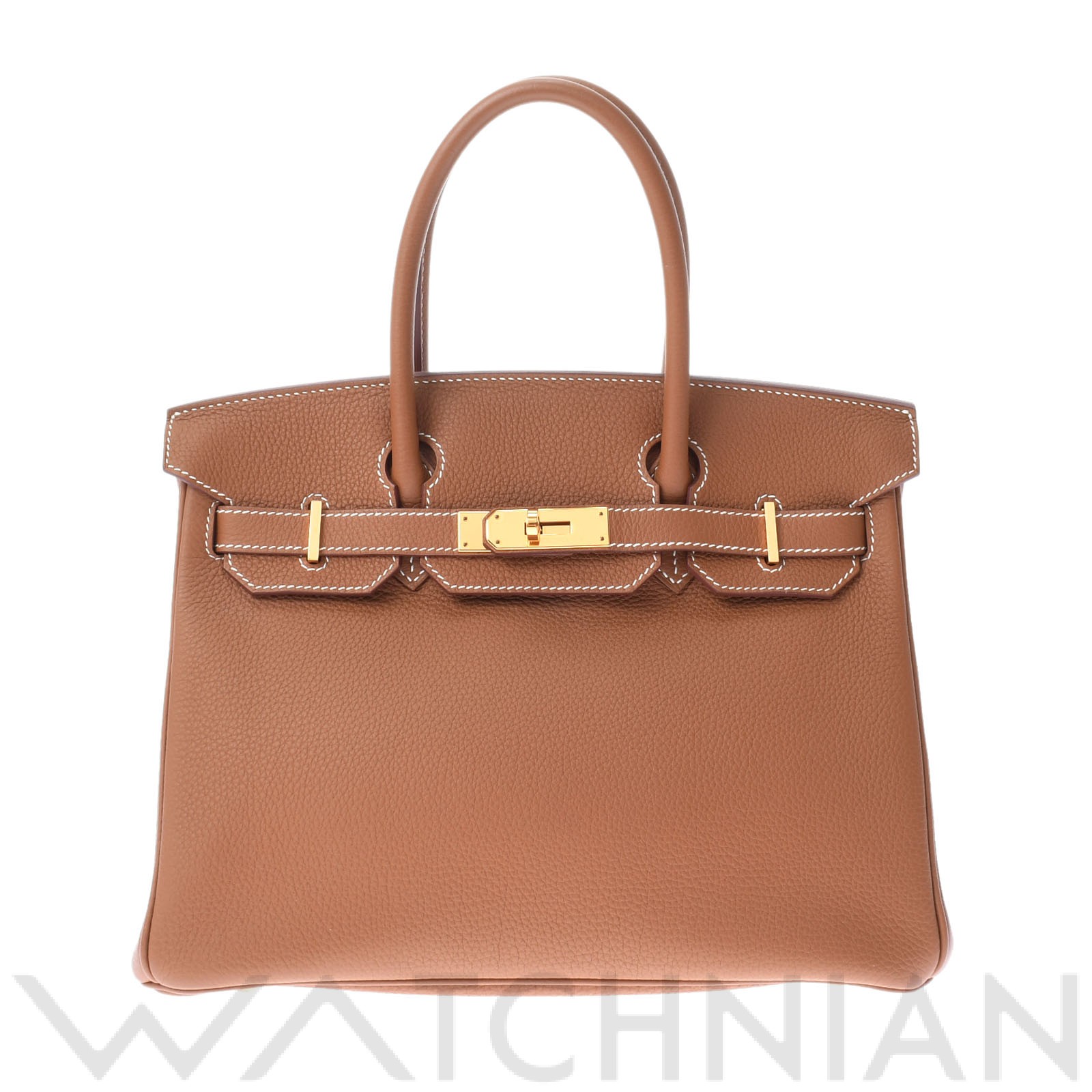 バーキン 30 ゴールド/ゴールド金具 トゴ HERMES エルメス レディース 【中古】