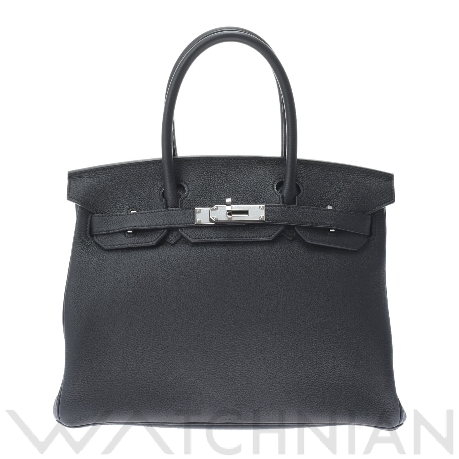 バーキン 30 ブラック/パラジウム金具 トリヨンモーリス HERMES エルメス レディース 【新品】