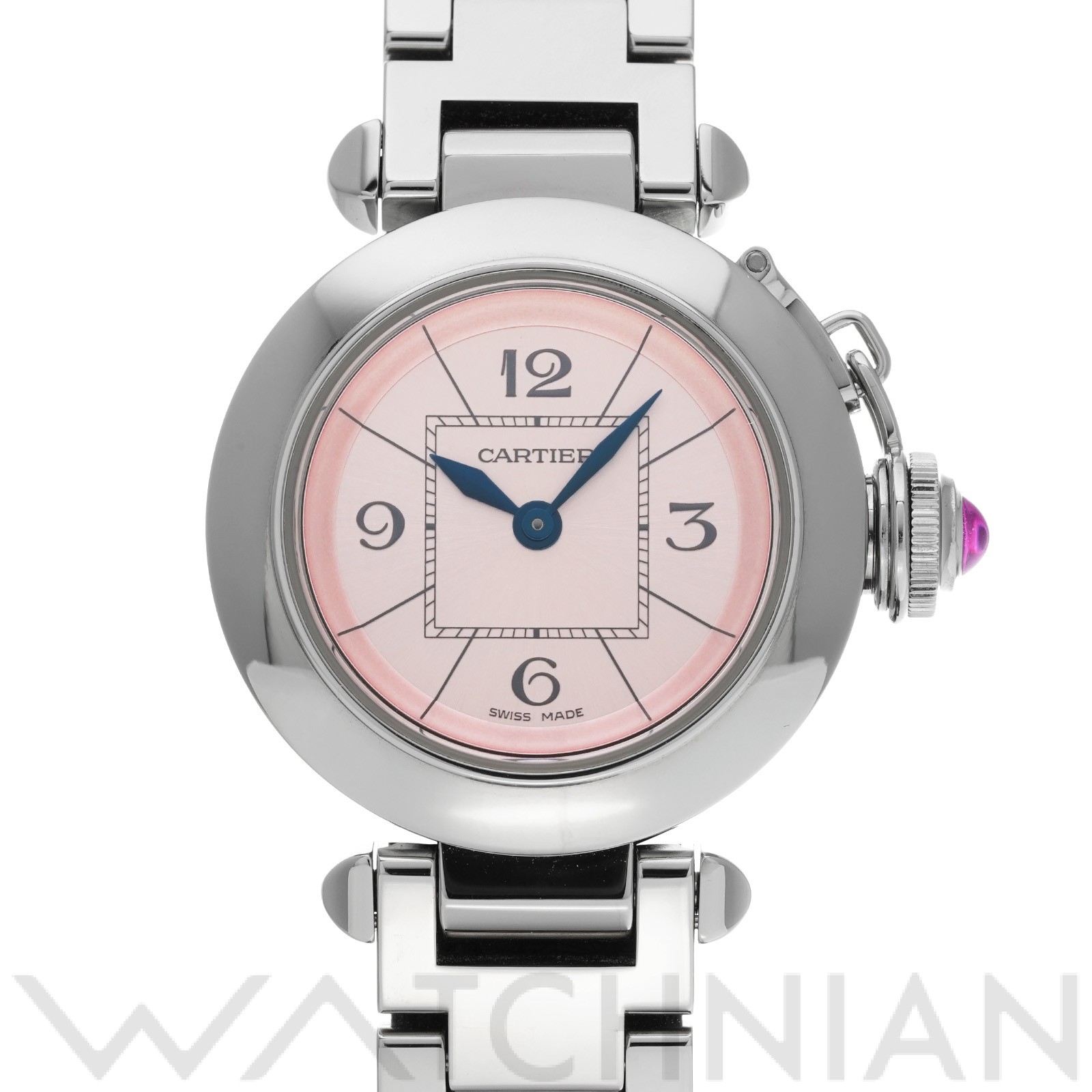 カルティエ / CARTIER ミスパシャ W3140008 ピンク レディース 時計 【中古】【wristwatch】