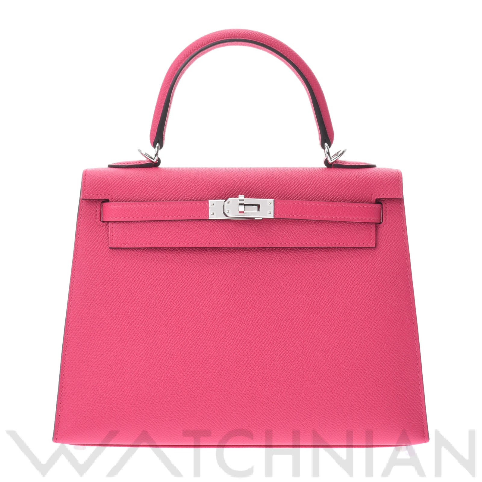 エルメス / HERMES ケリー 25 外縫い 2WAY ローズメキシコ/パラジウム金具 ヴォーエプソン レディース バッグ 【未使用】【bag】