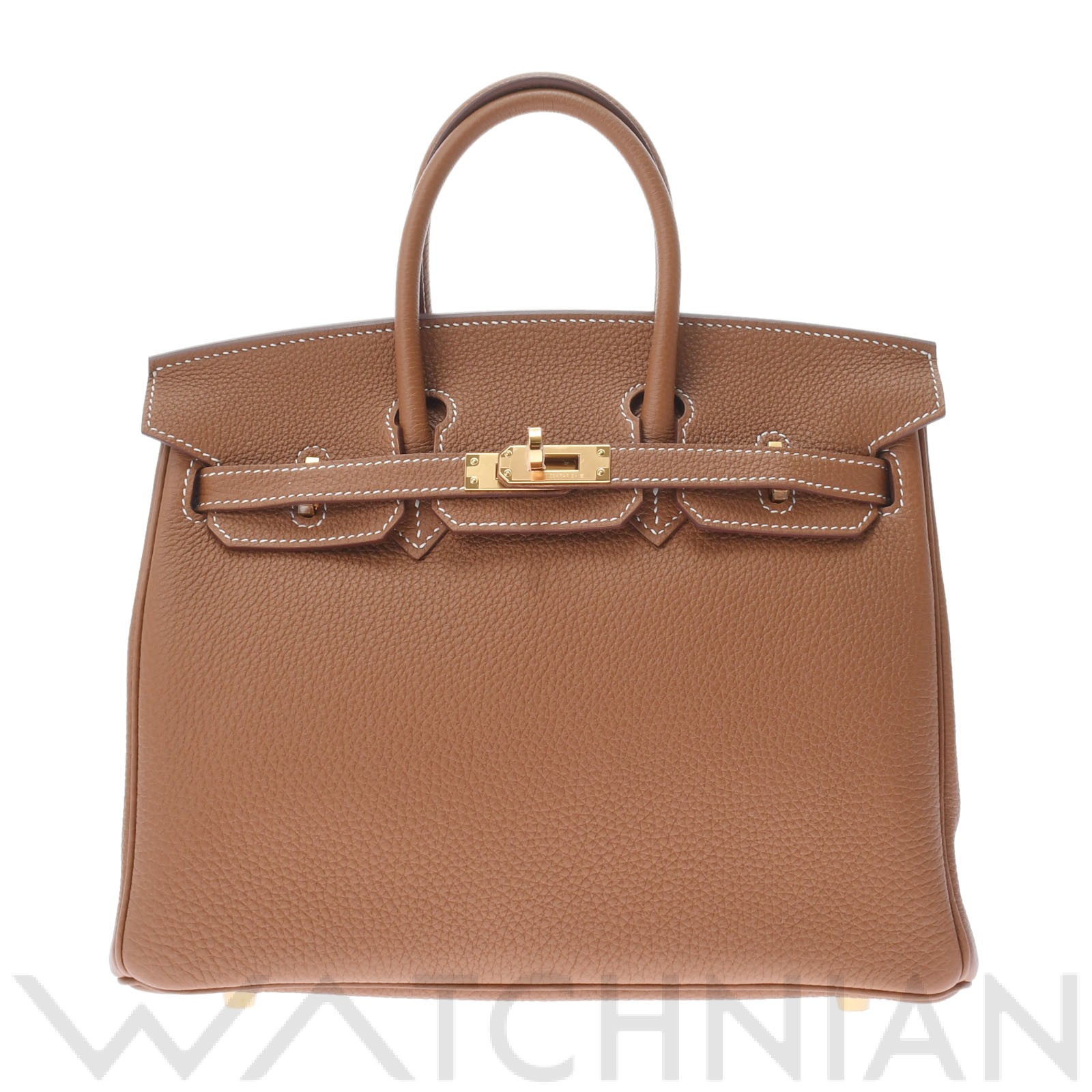 エルメス / HERMES バーキン 25 ゴールド/ゴールド金具 トゴ レディース バッグ 【未使用】【bag】