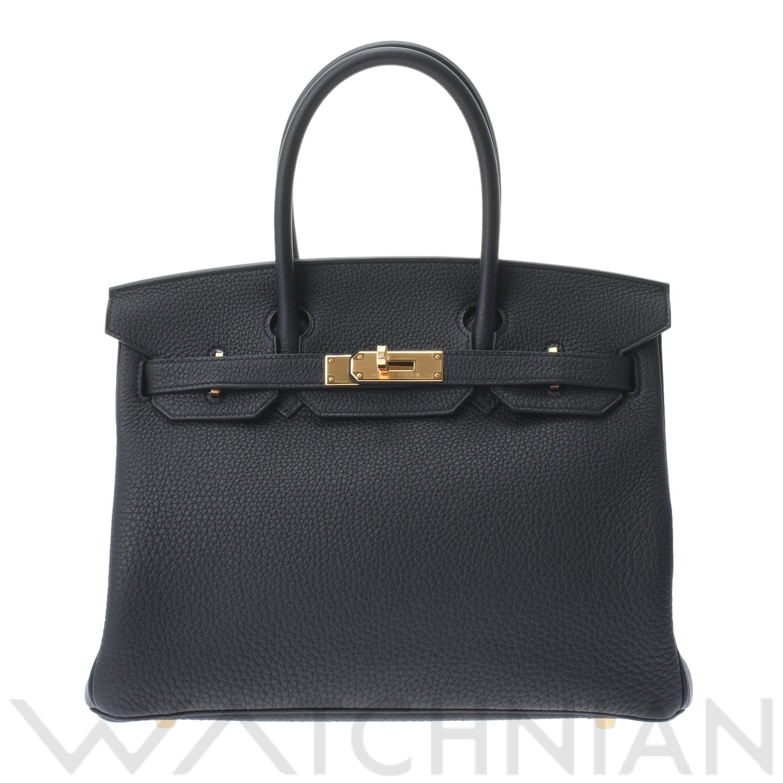 バーキン 30 ブラック/ゴールド金具 トゴ HERMES エルメス レディース 【新品】