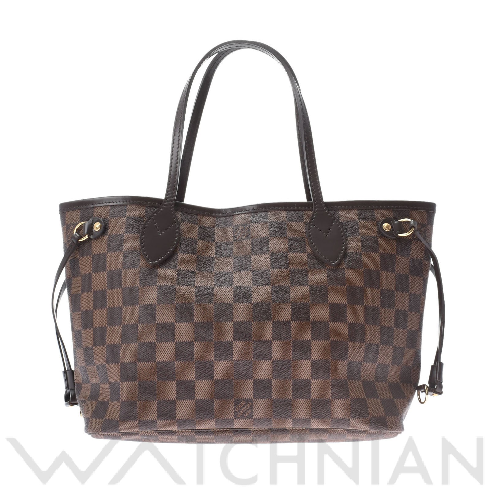 ダミエ ネヴァーフルPM トートバッグ ブラウン/スリーズ N41359 ダミエキャンバス LOUIS VUITTON ルイ ヴィトン レディース 【中古】